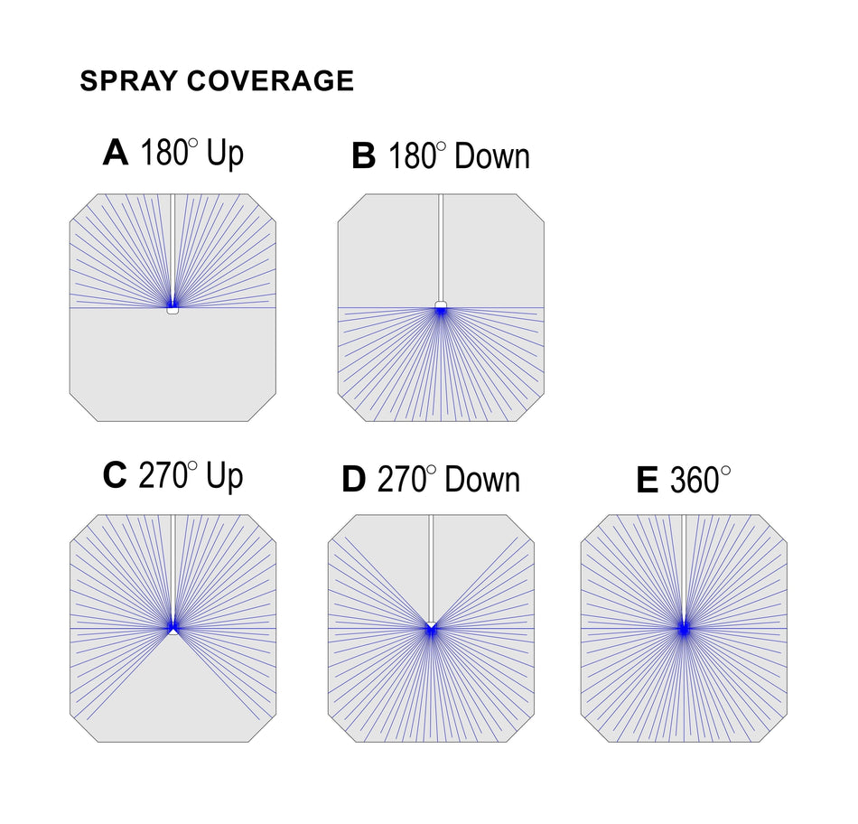 VesselJet™ Nozzle, PTFE, 55000D-1/2-8-TEF